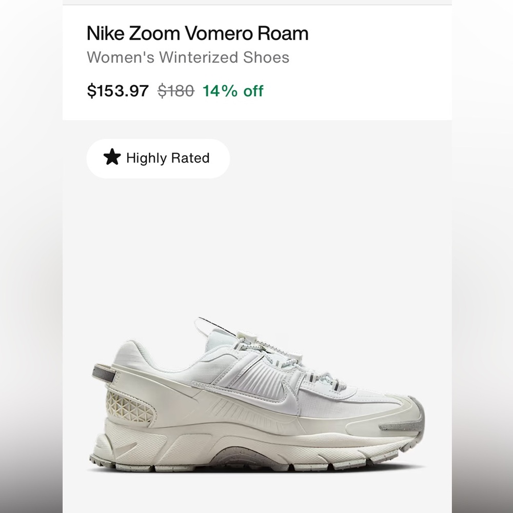 Nike White and Gray Sneakers